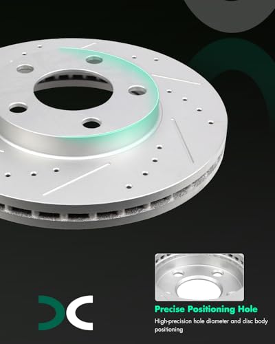 Image of SCITOO Front Disc Brake Rotors Kits Brakes Kit:54011