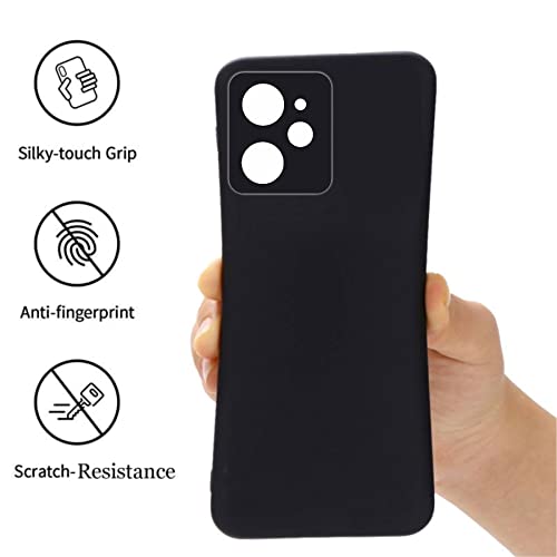 Image of A rtistque Back Cover Case for Realme C31 with Camera Protection | Shockproof TPU | Stylish Protective Design | Slim Fit | Ultra Matte | Realme C31 Back Cover - Black