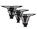 Produktbild Amazon-Marke: Iris & Lilly Damen Tanga aus Spitze, 3er-Pack, Schwarz (Black), XL, Label: XL