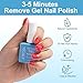 Gel Nail Polish Remover, Gel Polish Remover for Nails, No Need for Foil, Quick & Easy Polish Remover In 3-5 Minutes, No Need Soaking Or Wrapping-15ml