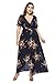 Women's Plus Size Split Floral Print Flowy Party Maxi Dress