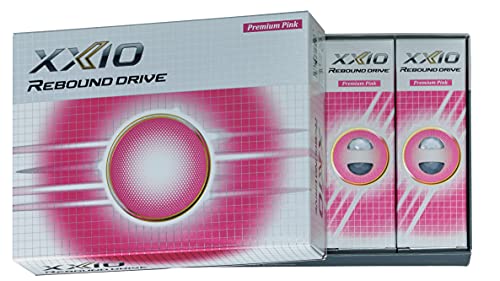 DUNLOP ダンロップ ゴルフボール XXIO REBOUND DRIVE 2021年モデル 1ダース(12個入り) プレミアムピンク XNRDPNK 1枚目
