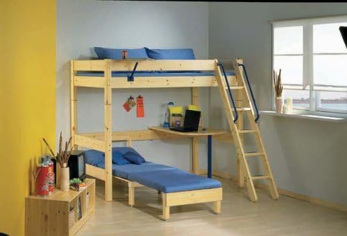 Thuka Maxi 24 Highbed with Glide desk and Pull out bed