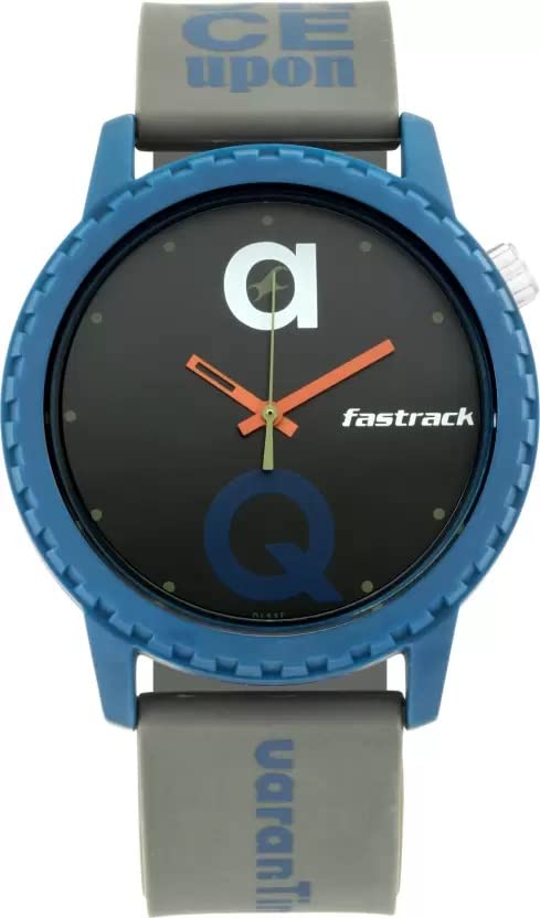Fastrack Unisex Silicone Analog Black Dial Watch-38039Pp18W, Band Color-Gray (B099WR5JBD) Amazon Price History, Amazon Price Tracker