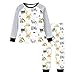 Boys Pants Sets 2 Piece Outfits Cute Cartoon Graphic Print Clothing Long Sleeve Crewneck Tops and Cozy Soft Bottoms Set 3-14Y