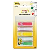 Post-it Prioritization Flags, Sticks Securely and Remove Cleanly Without Damaging Documents, 0.47 in x 1.7 in, (684-ARR-RYG)