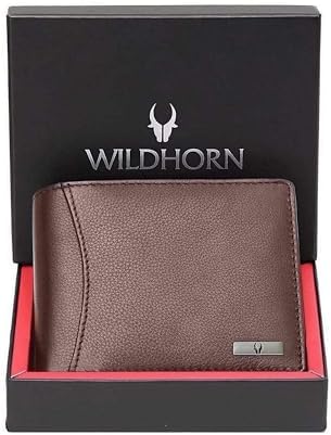 WildHorn unisex-adult Leather Wallet for Men Bi-Fold Wallet
