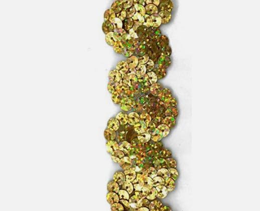 Generic 1 Pcs Gold Spotlight 1 Inch Sequin 