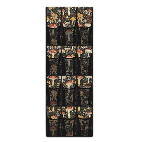 Qehuruxo Mushroom Shoe Organizer Door Hanger,Shoes Hanger Storage Organizer Bag Space Saver,Hanging Shoe Storage Hanging Bag