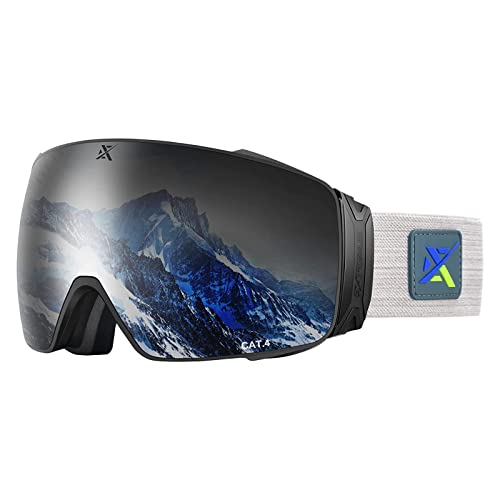 Extremus Cornice Ski Goggles, OTG Snow Sports Goggles, Wide View ...