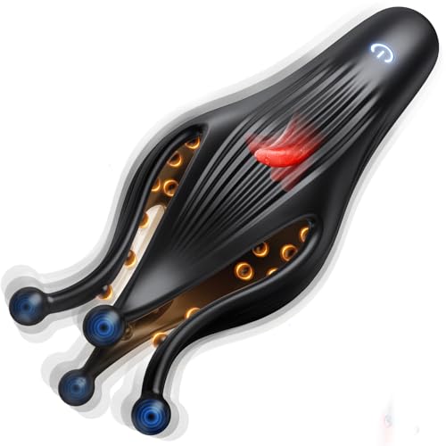 Tagnaff Masturbator Taschenmuschi Upgrade-Größe 10 Zungenmodi Sex Spielzeug für die Männer Paare Extrem Sex Toys für Penis Klitoris Brust Stimulation, Vibratorensets für Männer mit 3D-Partikel Sextoys