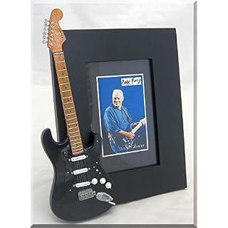 DAVID GILMOUR Cadre photo guitare miniature PINK FLOYD - Les Beatles, Paul McCartney, John Lennon, RIngo Starr, George Harrison DAVID GILMOUR Cadre photo guitare miniature PINK FLOYD – Image 2