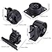 4Pcs Engine Motor Mount and Transmission Mount Set Compatible for Suzuki SX4 2.0L FWD 2007 2008 2009 Auto Transmission - Replaces OEM#11710-80J00 11720-80J00 11610-80J00 11620-80J00