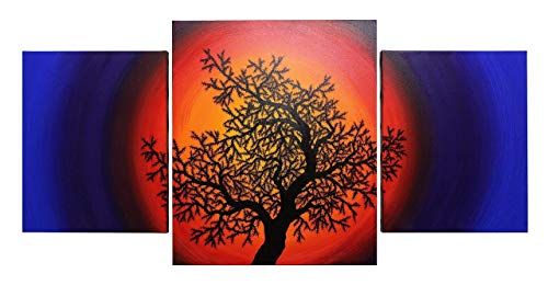 Triptyque silhouette arbre de vie : apportez de la sérénité dans la chambre
