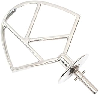 Kenwood Chef A701 A901 K Beater Stand Mixer Whisk Attachment (New Circlip Shaft, Stainless Steel)