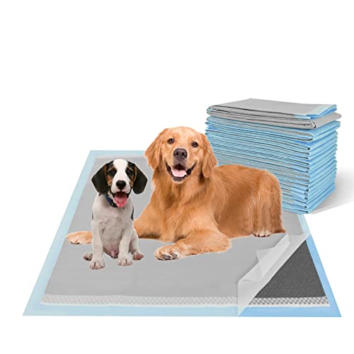 Image of DEEP DEAR Activated Carbon Puppy Pads 30 inchx26 inch (40-Count), Charcoal Dog Pads Extra Large, Disposable XL Dog Pee Pads for Potty Training, Leak-Proof Pet Pads for Whelping Puppies, Kittens, Rabbits