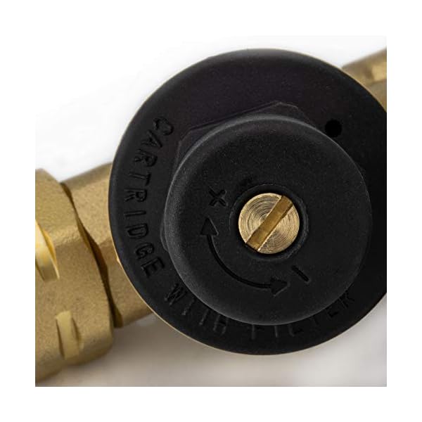 RecPro RV Brass Water Pressure Regulator RV Plumbing Adjustable