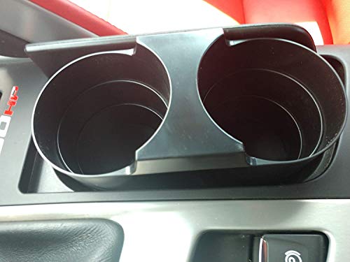 Stop Flop C7 Corvette Retractable Cup Holder, No Logo, New and Improved with Extra-Tough Locking Exterior secures Water Bottles and soda cans from Flopping Out
