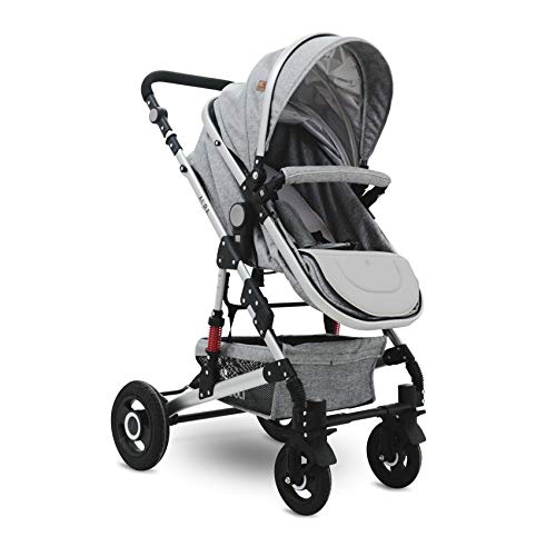 Lorelli Combikinderwagen Trio 3 in 1 alba set grijs - Afbeelding 4