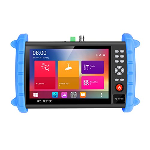 POE IP Camera CCTV Tester Security Camera with Monitor Systems -1080p 7" Touch Screen LCD IPS 4k Monitor - 16G TF- TVI AHD CVI POE HDMI RJ45 TDR Network Cable Tester WiFi Ptz Analog Audio Osd Cameras