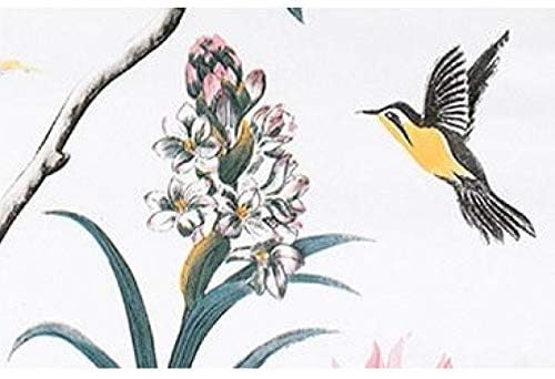 Image of SARVATRAY Self-Adhesive Wallpaper, Oil Proof Heat Resistant Kitchen Stickers, Wall Stickers for Kitchen, Vinyl Sheet, Bird Theme (3 M)