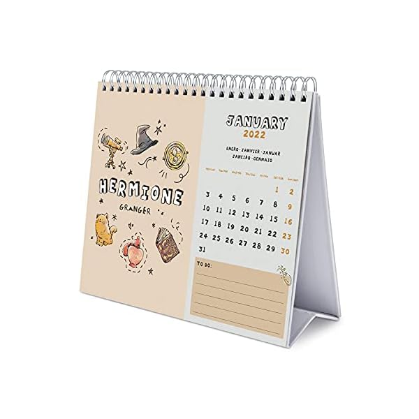 Grupo Erik Tischkalender 2022 - Harry Potter Kalender 2022 Tischkalender - Tischplaner 2022 Planer 2022 – Bild 5