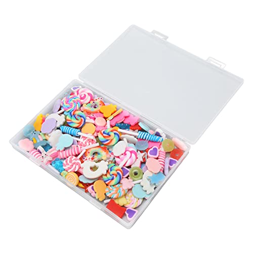 Breloques en plastique bonbon x120 pour loisirs créatifs et customisation de vêtements
