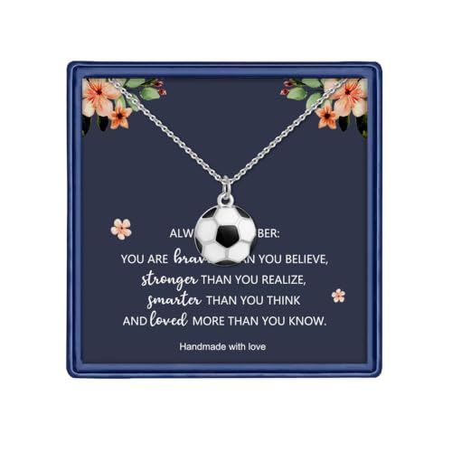 Soccer Ball Charm Necklace