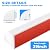 Flexible Quarter Round Molding, Peel and Stick Silicone Flexible Moulded Trim for Corner Ceilings, Floors, Bathrooms, Kitchens, Countertops (White, 1/2 x 1/2 x 39Inch)