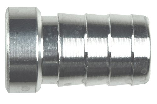 ICT Billet 1/2" Aluminum Weld Barb - Weldable Fitting Nipple .5" Hose Hose