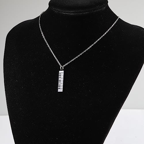 LQRI Piano Key Necklace - Pianist & Music Student Graduation Gift3