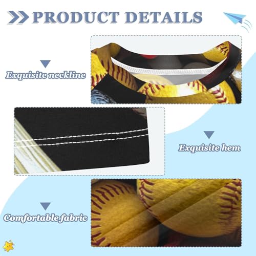 Boys Swing Shirts Baseball Real Black Ball Rashguard Short Sleeve Kids T-Shirts Sun UPF 50+3