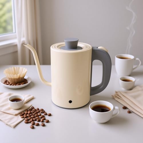 Tetera Eléctrica Haofy de Acero Inoxidable 800ml 600W miniatura 3
