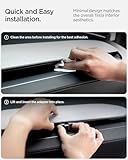 Spigen [2025 All New Upgraded] Tesla Model Y 2025 Juniper and Model 3 Highland 2024 2025 Air Freshener Adapter Clip, Secure Adhesive Airvent Mount, Designed for Tesla Accessories - 2 Pack, Black - Image 8