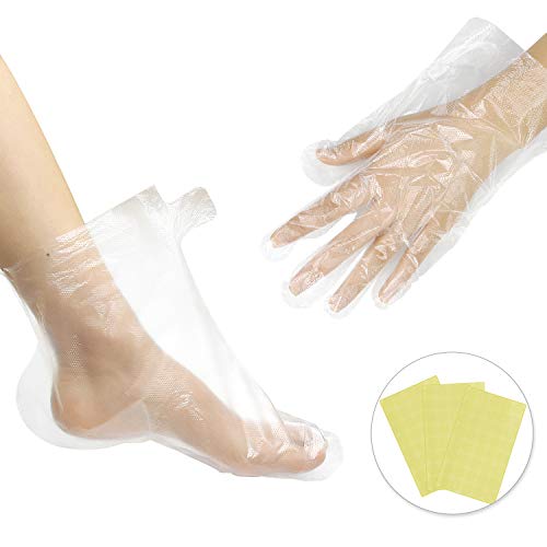 300 Pcs Paraffin Hand Liner, Plastic Paraffin Wax Therapy Bags (Medium)
