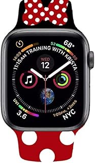OKTANS Cartoon Mouse Bands for Apple Watch | 38mm | 40mm | Sport Band | IWatch | Cartoons | for Series 6/5/4/3/2/1