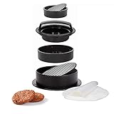 🍔Material für Lebensmittelsicherheit: Der gesamte Satz der Hamburgerpresse besteht aus sicherem, ungiftigem, BPA-freiem ABS-Kunststoff. Schützen Sie Ihre Gesundheit und genießen Sie den Spaß am Kochen in der Küche.