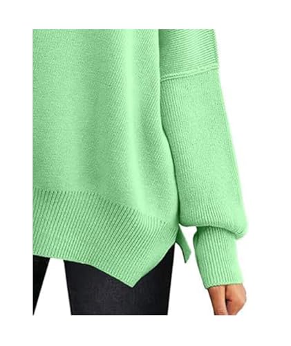Image of SEMATOMALA Women's Oversized Plain Batwing Sweaters Fall Winter Crewneck Trendy Pullover Knit Jumper Tops