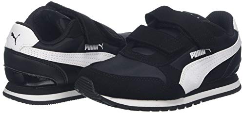 Tênis St Runner V2 Nl V Ps, Puma, Meninos, Preto/Branco, 30
