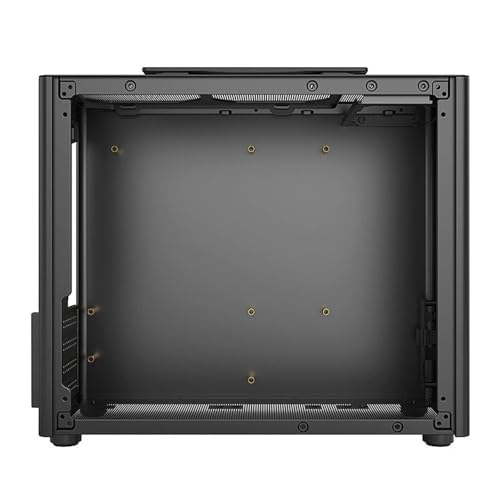 Gabinete portátil para computadora EWAIDI M5 M-ATX, compatible con Motherboards ITX, ATX, con fuente ATX/SFX, soporte USB 3.0, chasis mini escritorio negro miniatura 7
