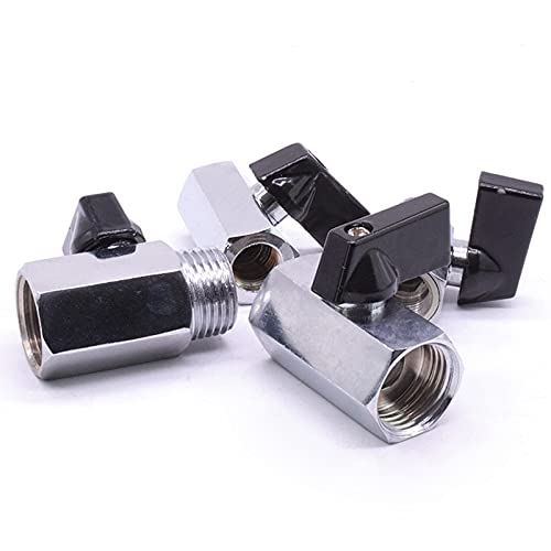 Vanne quart de tour en laiton 1/4 étanche pour coupure d'eau de tuyauterie