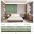 NovaGrid Panel 4PCS 3D Groove Texture Panel Sound Insulation Flat Noodles Wall Panel Solid Core Design, Suitable for Interior Decoration118"x5.11" (Forest Theme)