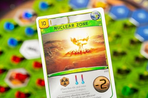 Image of Awestuffs Family Board Games for Adults and Kids - Ages 14 and up, 1 to 5 Players (Terra Mars)