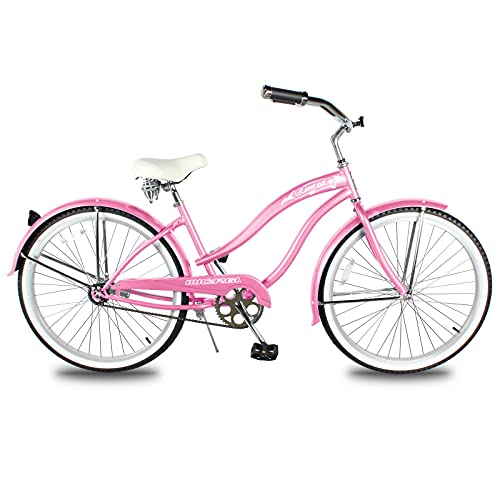MICARGI Rover GX Lightweight Beach Cruiser Bike for Women, A
