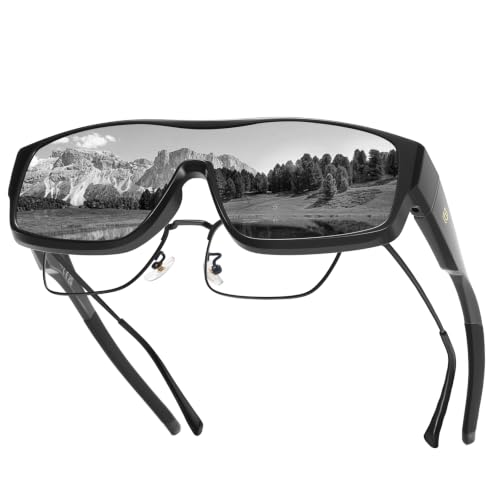 Image of DUCO Polarized Sports Sunglasses That Fit Over Glasses for Men & Women 8980