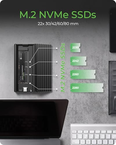 Caja externa para SSD M.2 NVMe 20Gbps ICY BOX USB-C miniatura 3