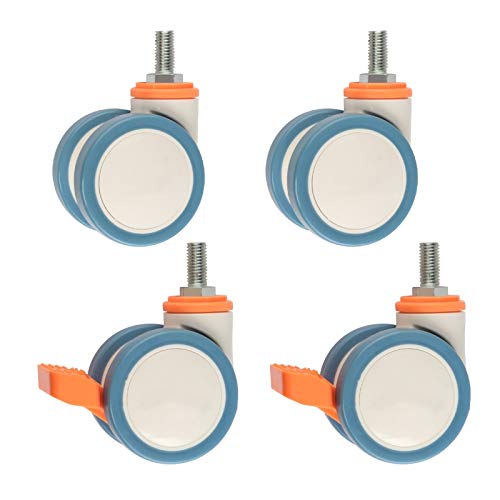 Castor Wheels,Caster Wheels Heavy Duty Polyurethane Swivel W...