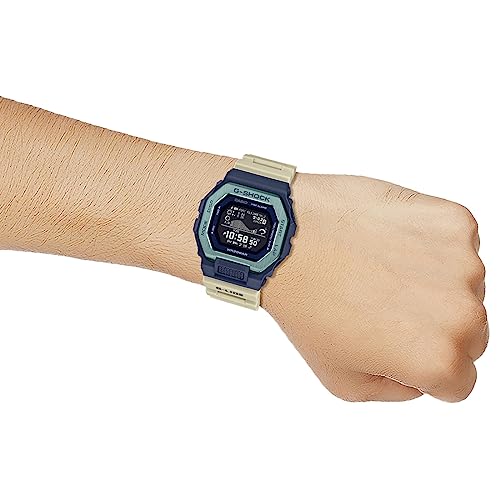 Casio Resin G-Shock Digital Blue Dial Men Gbx-100Tt-2Dr (G1390), Brown Band - Image 5