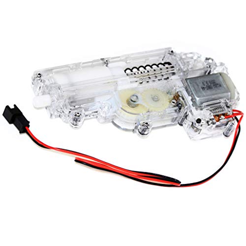 Generic Airsoft Spare Parts Cyma Transparent Mini Full Gearbox With Motor For Uzi Series Aeg #TOP23