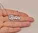 GR859C Luke Name Necklaces for Women Dainty Choker Gold Plated Real Stainless Steel Personalized Jewelry